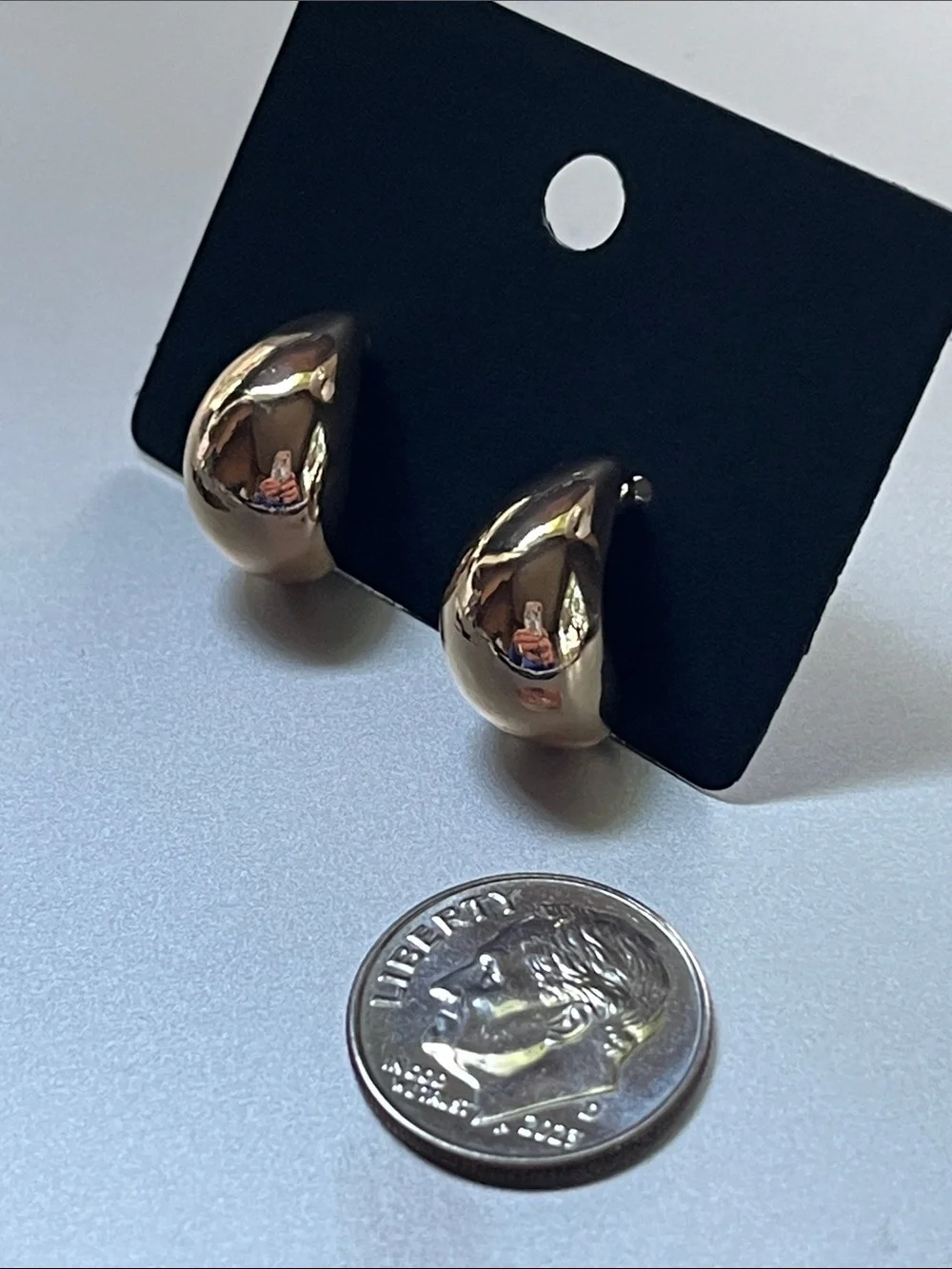 Chunky Gold Mini Hoop Earrings
